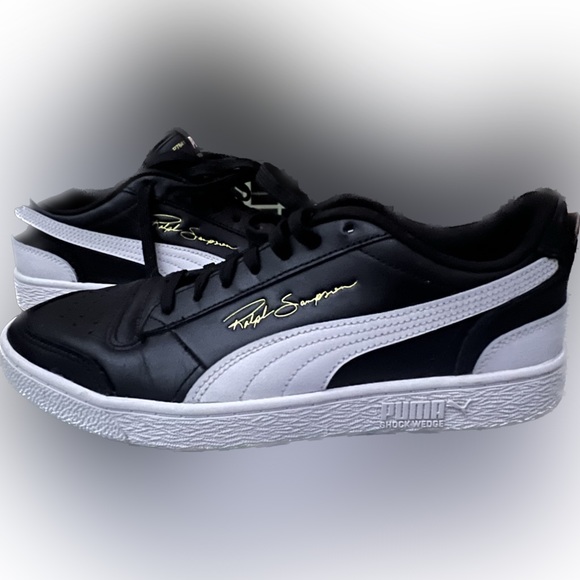 Puma Other - Puma Ralph Sampson Mens 9 uk 8 Low Black and White EUC